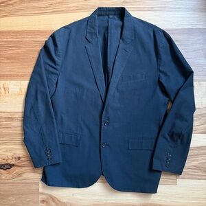 J.Crew Ludlow Cotton Glen Check Blazer – Dark Grey – Size XL – Unstructured